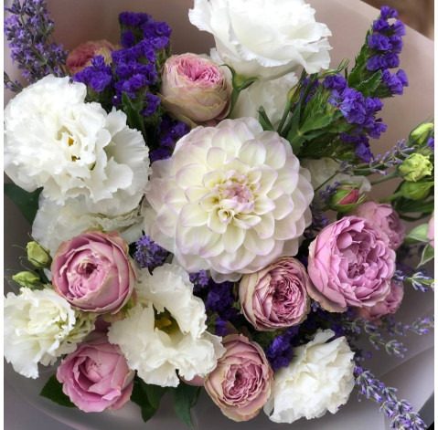 Букет Білий зефір 3 доставка квітів