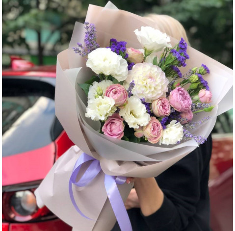 Букет Білий зефір 2 доставка квітів