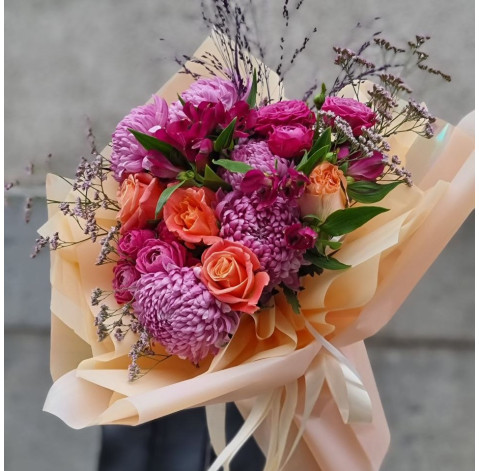 Букет Барвисті сни 2 доставка квітів