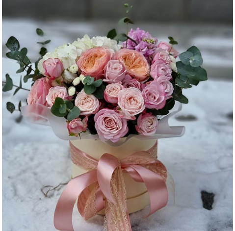 Квіткова композиція Романтик 2 доставка квітів