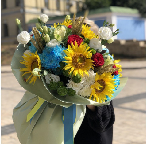 Букет Український садок 3 доставка квітів