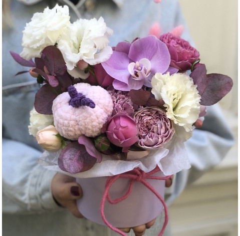Flower arrangement Cute pumpkin 2 Flower delivery
