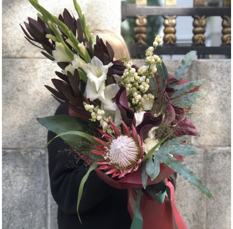Bouquet Wine 1 Flower delivery