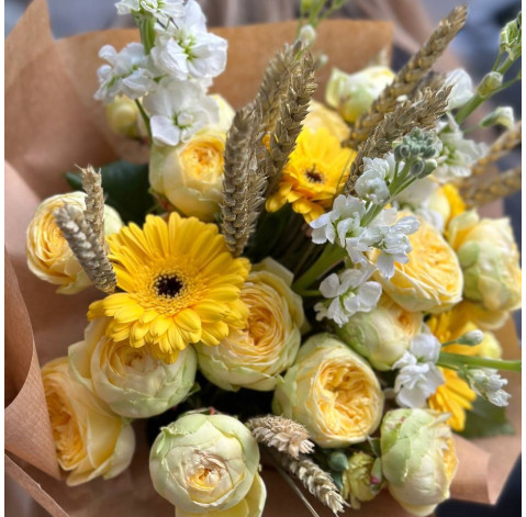 Букет Золоте сплетіння 2 доставка квітів