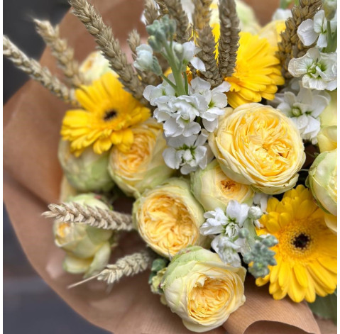 Букет Золоте сплетіння 3 доставка квітів