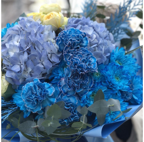 Bouquet Rays among frost 3 Flower delivery