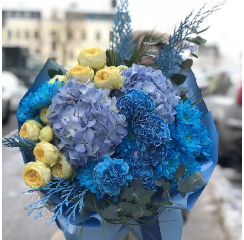 Bouquet Rays among frost 2 Flower delivery