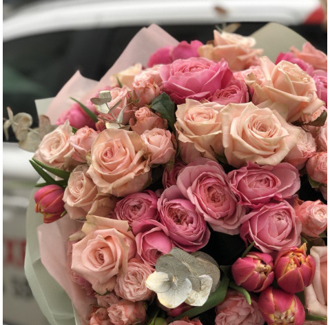 Bouquet Delicate apricot 3 Flower delivery