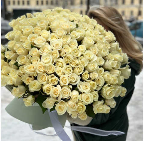 Bouquet 101 roses Beluga 3 Flower delivery