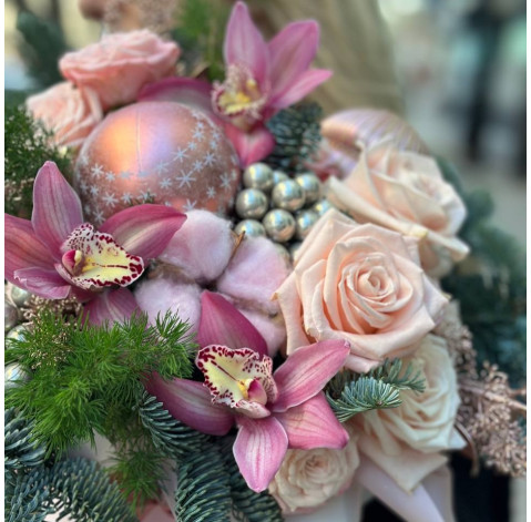 Composition Winter sparkles 4 Flower delivery