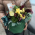 Floral arrangement with cheese and sausage 3 Flower delivery foreshortening