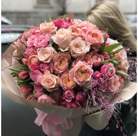 Bouquet of Dreams only about you! 1 Flower delivery