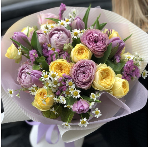 Букет Альпійський луг 3 доставка квітів