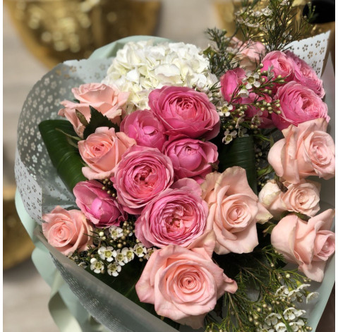 Букет Рожевий дзвін 3 доставка квітів