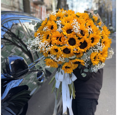 Bouquet 49 sunflowers 3 Flower delivery