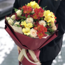 Bouquet Vivid impression Flower delivery