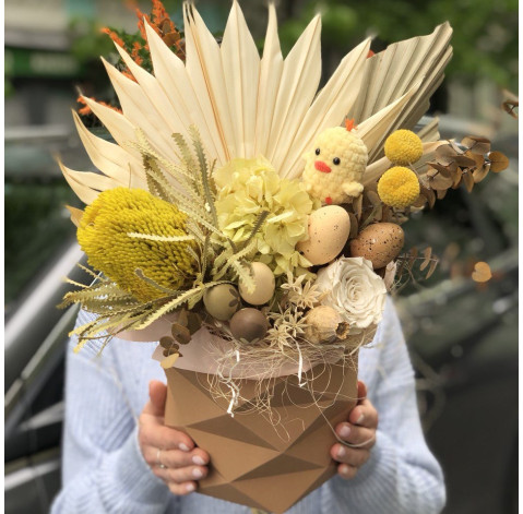 Easter composition of dried flowers 2 Flower delivery