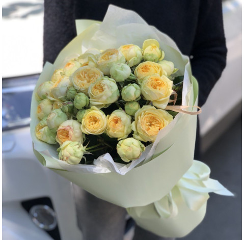Bouquet of 9 roses Peony Bubbles 1 Flower delivery