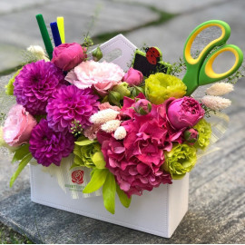 Квіткова композиція До школи доставка квітів