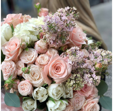 Букет Ванільне морозиво 4 доставка квітів