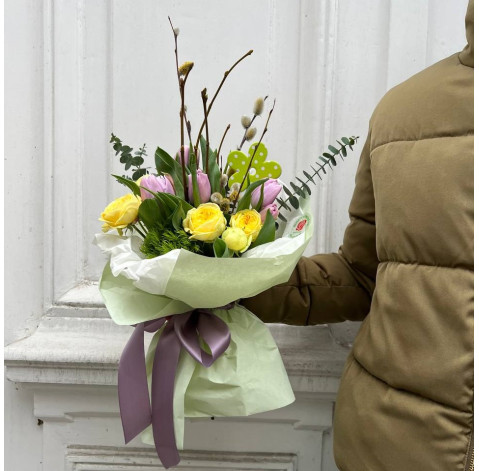 Букет Лучики солнца 4 доставка цветов