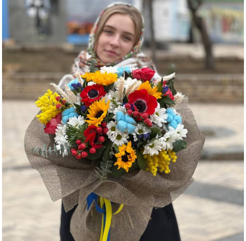 Букет Українка 1 доставка квітів