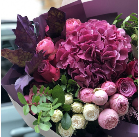 Букет Фуксія 3 доставка квітів