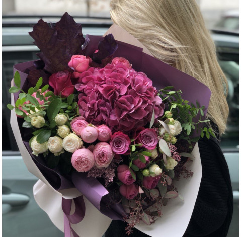 Букет Фуксія 2 доставка квітів