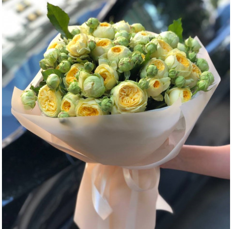 Bouquet of 15 roses Peony Bubbles 2 Flower delivery