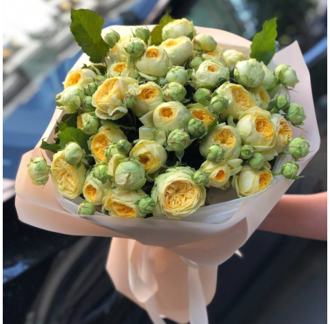 Bouquet of 15 roses Peony Bubbles 3 Flower delivery