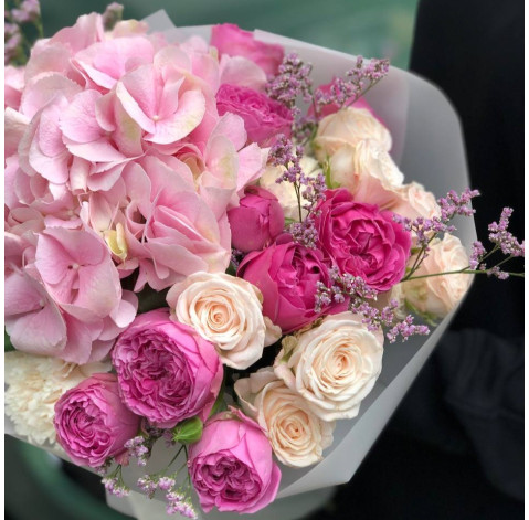 Букет Рожеві сни 3 доставка квітів