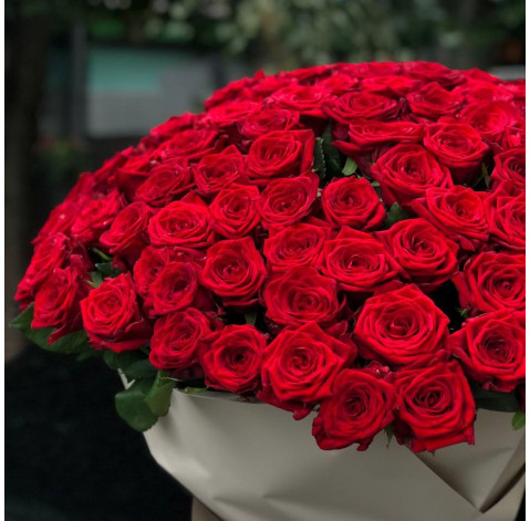 Bouquet 101 roses Red Naomi 3 Flower delivery