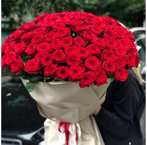 Bouquet 101 roses Red Naomi 2 Flower delivery