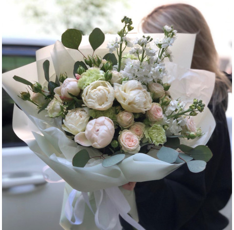 Букет Кремові сни 3 доставка квітів