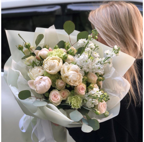 Bouquet Cream dreams 1 Flower delivery