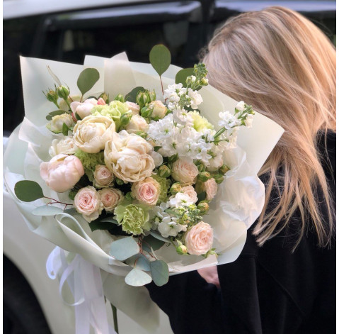 Букет Кремові сни 2 доставка квітів