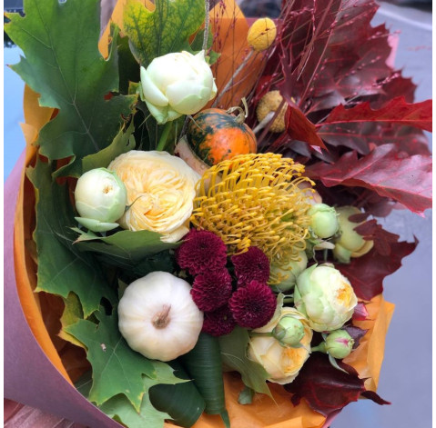 Букет Осіннє освідчення 3 доставка квітів