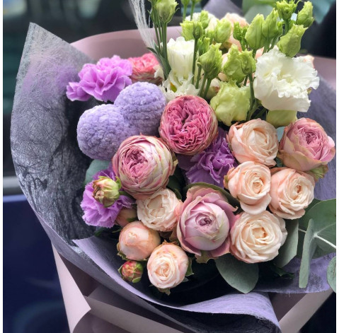 Букет Місячний фіолет 4 доставка квітів