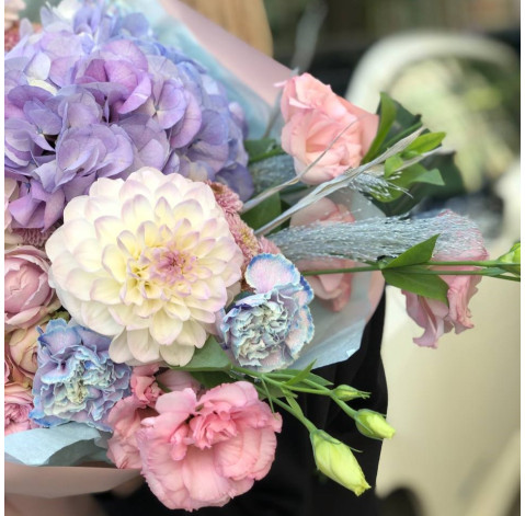 Букет Лавандовий латте 3 доставка квітів