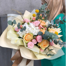 Bouquet Peach mood Flower delivery