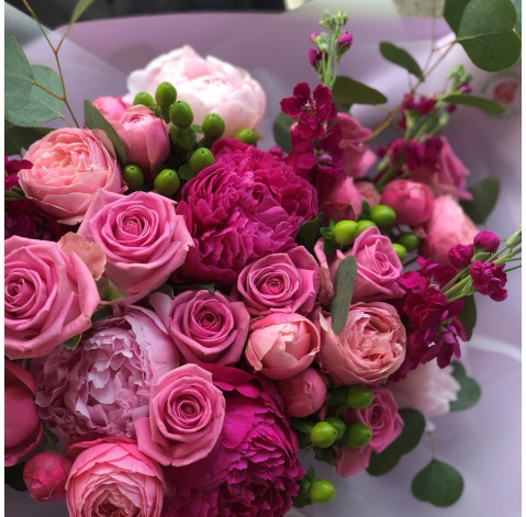 Букет Ягідний джем 5 доставка квітів