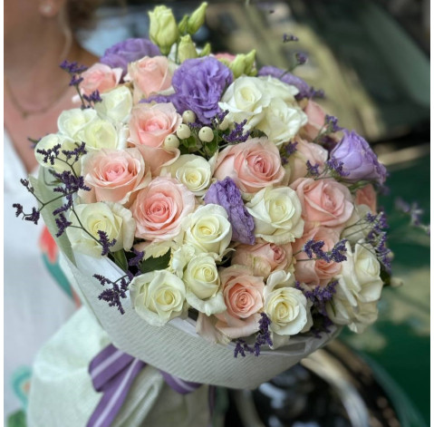 Букет Пастель 2 доставка квітів