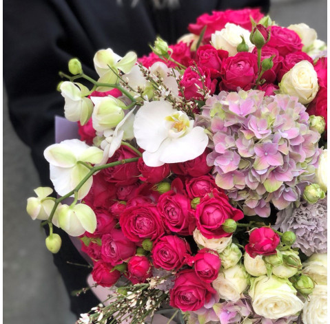 Букет Солодке життя 6 доставка квітів