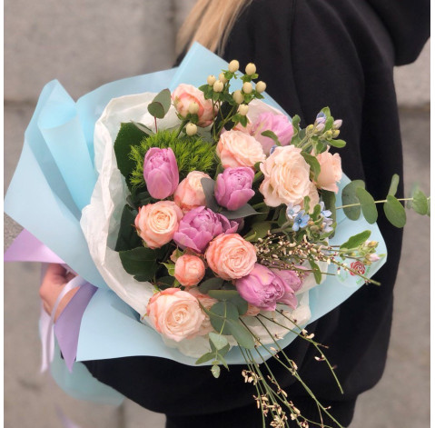 Букет Свежее утро 3 доставка цветов