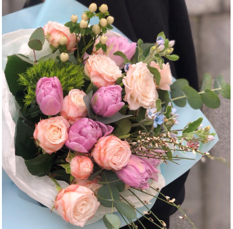 Букет Свежее утро 4 доставка цветов