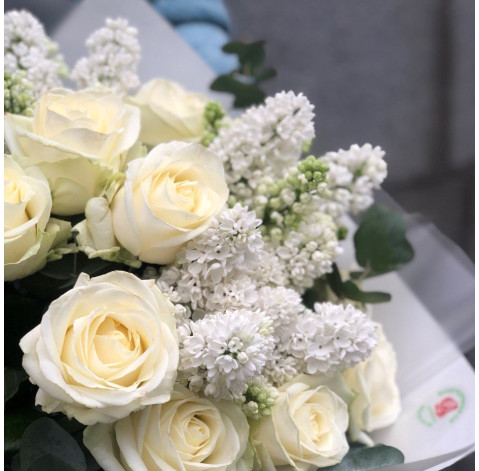 Букет Білосніжний 4 доставка квітів