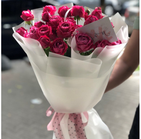 Bouquet of 5 roses Marvelous Bubbles 2 Flower delivery