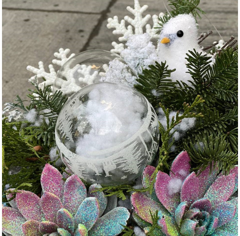 Новорічна композиція Феєрія 2 доставка квітів