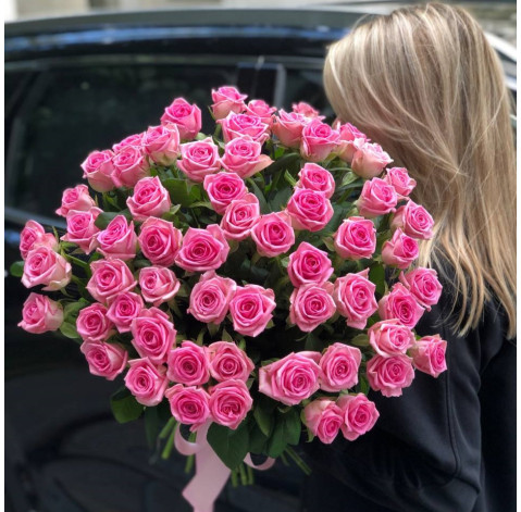 Bouquet of 59 roses Aqua 1 Flower delivery