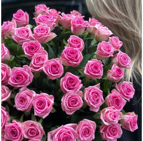 Bouquet of 59 roses Aqua 3 Flower delivery